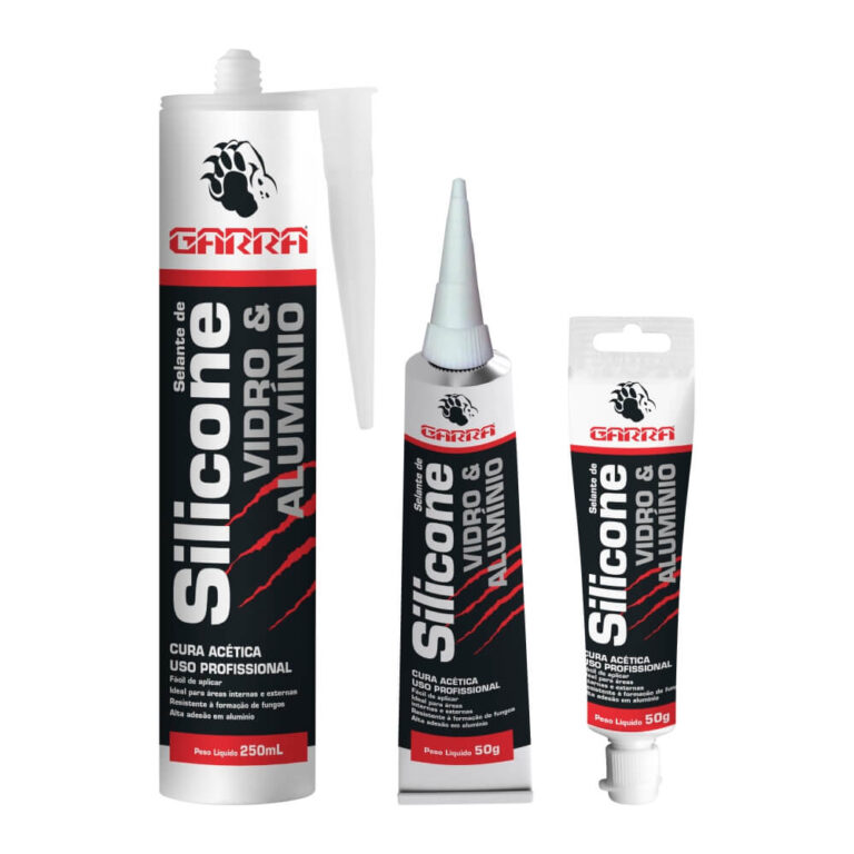 SILICONE ACETICO VIDRO ALUMINIO GARRA