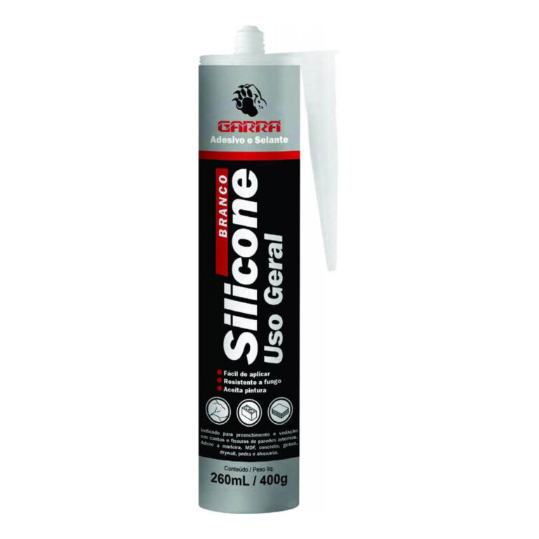 SILICONE ECO BRANCO GARRA